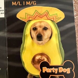 Party Dog Avocado Costume